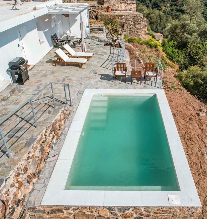 Kampos View - Quiet House At The End Of The Road, Private Pool Villa Kámbos Екстериор снимка